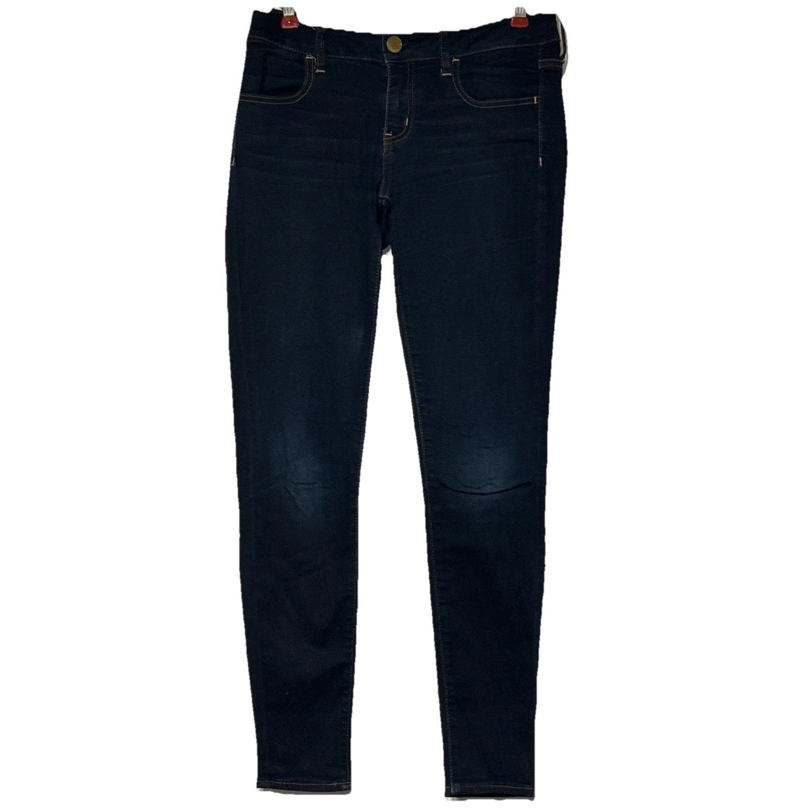 American Eagle Dark Blue Jegging Super Stretch Womens Jeans Sz 4